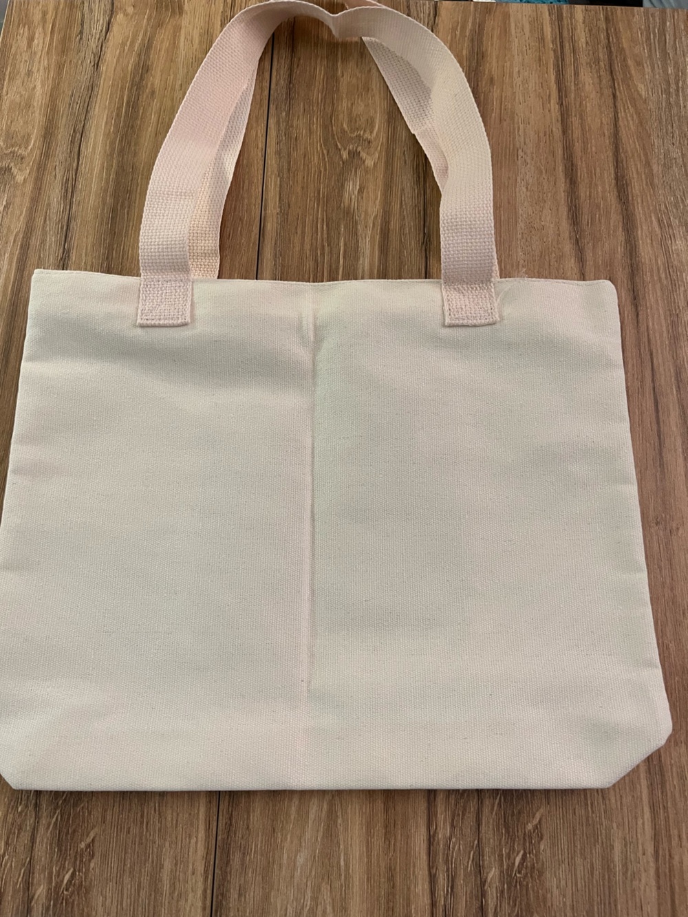 Peanuts Canvas Tote with Pink and Green Car Graphic - Picture 9 of 9